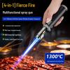 Multifunctional Windproof Lighter: Torch, Cigar Jet Flame, Wine Opener, Compass, Window Breaker