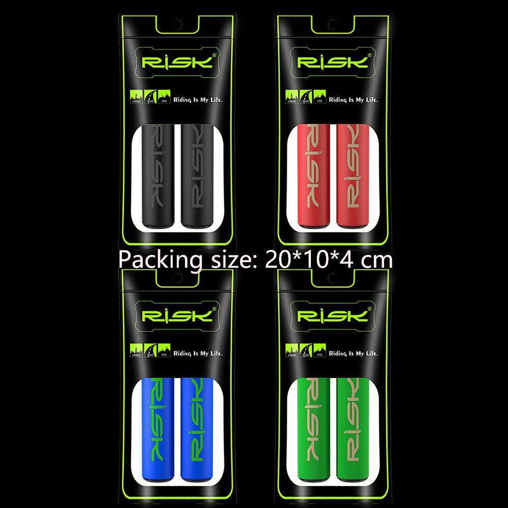 2PCS Anti-slip Cycling Bike Grips Silicone Mountain Bike Handlebar Cover  Bike Accessory