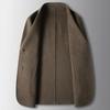 Autumn and Winter Handmade Wool Single West Middle-aged and Young People Solid Color Business Double-sided Woolen Suit Jacket