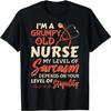 Mürrische alte Krankenschwester Damen Krankenpflege RN LPN Medizinische Oma Mama T-Shirt