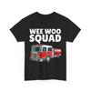 Funny Firefighter Art For Kids Fire Truck Fireman T-Shirt