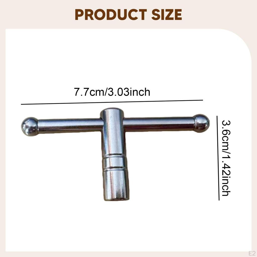 5 Pieces Drum Key Non Slip Grip Quick Tuning Zinc Alloy Tuner Percussion Hardware Tool for
