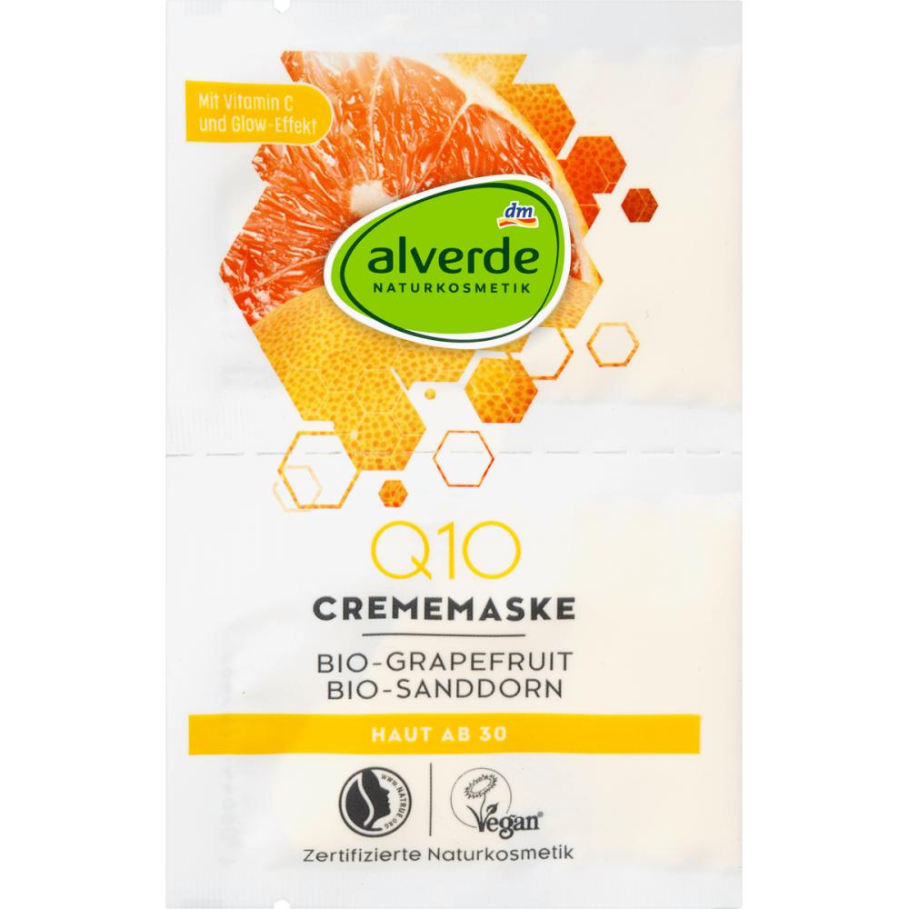 

DM Alverde Alverde Q10 листовая маска с витамином С, 10мл