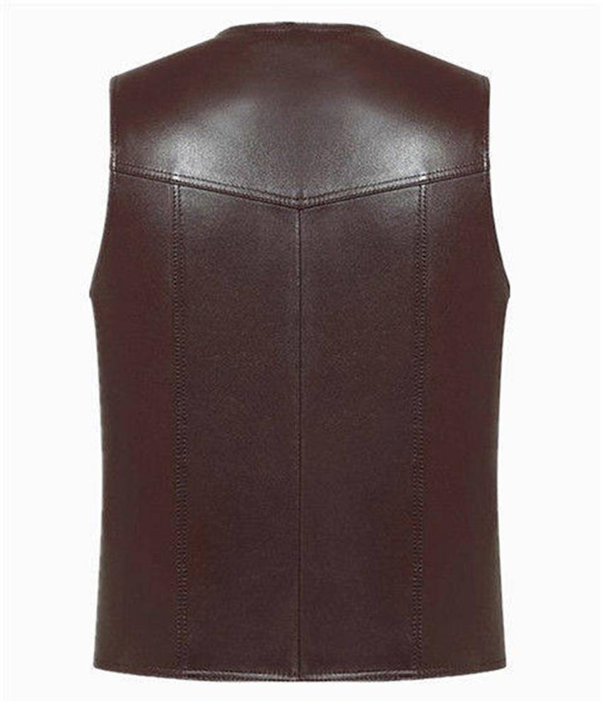 Ärmellose V-Ausschnitt Weste für Herren, lässig und bequem, mit Fleece gefütterte Weste Jacke