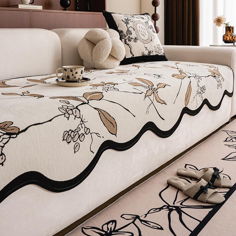 Special-Shaped Sofa Cushion, Universal In All Seasons, New Sofa Seat Cushion, Light Luxury, Advanced Sense, Non-Slip Irregular Sofa Cover Towel