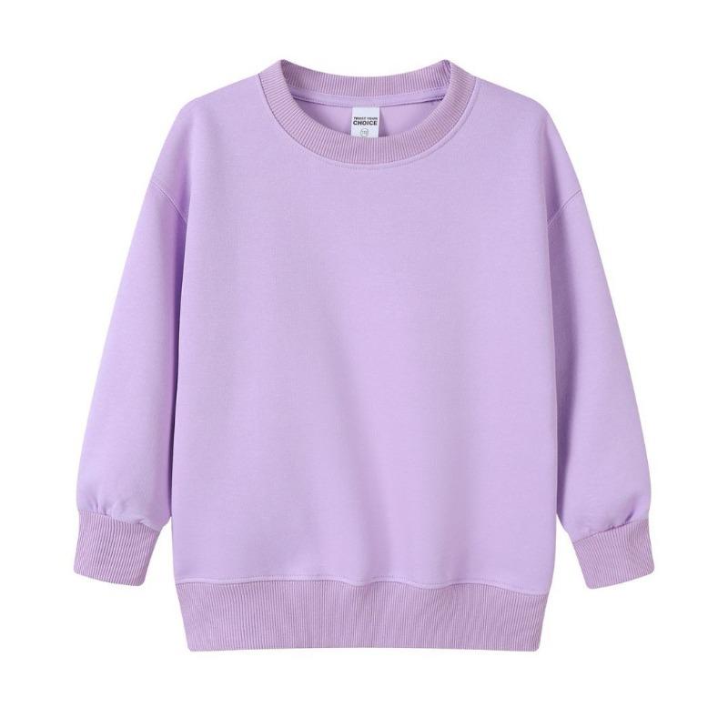 

Однотонная детская одежда, композитный свитер с капюшоном и спущенным плечом из чистого хлопка, детская повседневная толстовка на осень и зиму 130cm