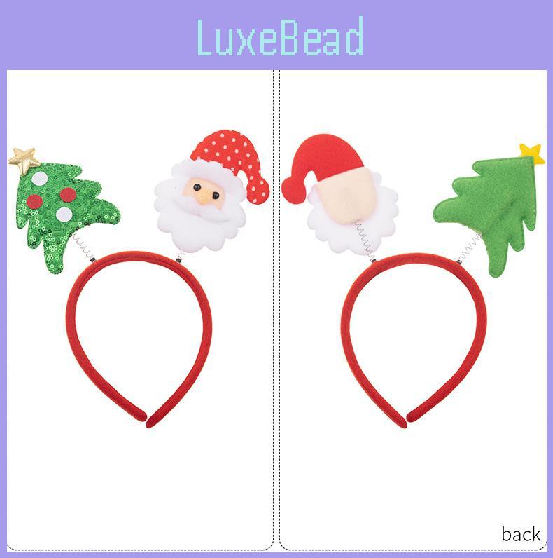 Christmas Headwear Collection With Santa And Reindeer Designs For Festive Celebration