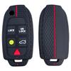 Silicone Car Key Cover Case For Volvo Xc70 Xc90 S60 S70 S80 V70 2004- Key Chain Holder Protector