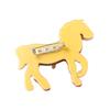 Animal Creative Horse Brooches Personality Elegant Zodiac Horse Pins Vintage Jewelry Pony Badge Pin New Year Gifts
