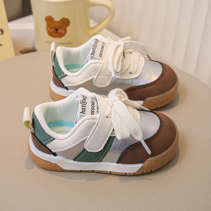 Baby leather toddler shoes 0-1-3 years old men and women children's shoes casual shoes baby spring soft sole breathable baby shoes