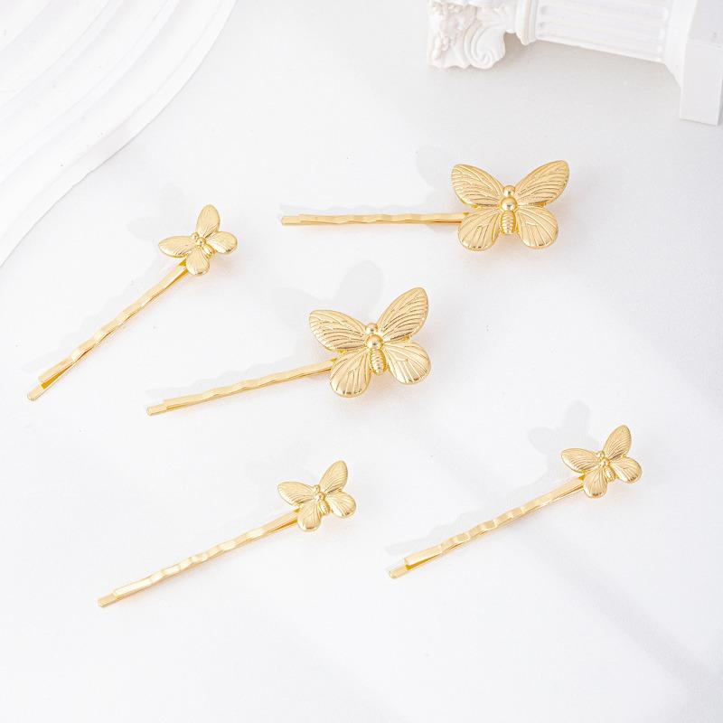 Alloy Butterfly Headgear Autumn and Winter New Jewelry Fashion Bride Bridesmaid Hairpin Set Hair Accessories