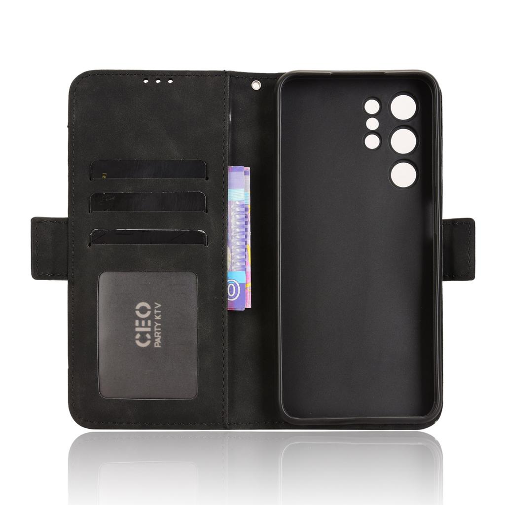 For Oukitel C61/Oukitel C61 Pro Leather Case Phone Wallet Cover with Multiple Card Slots