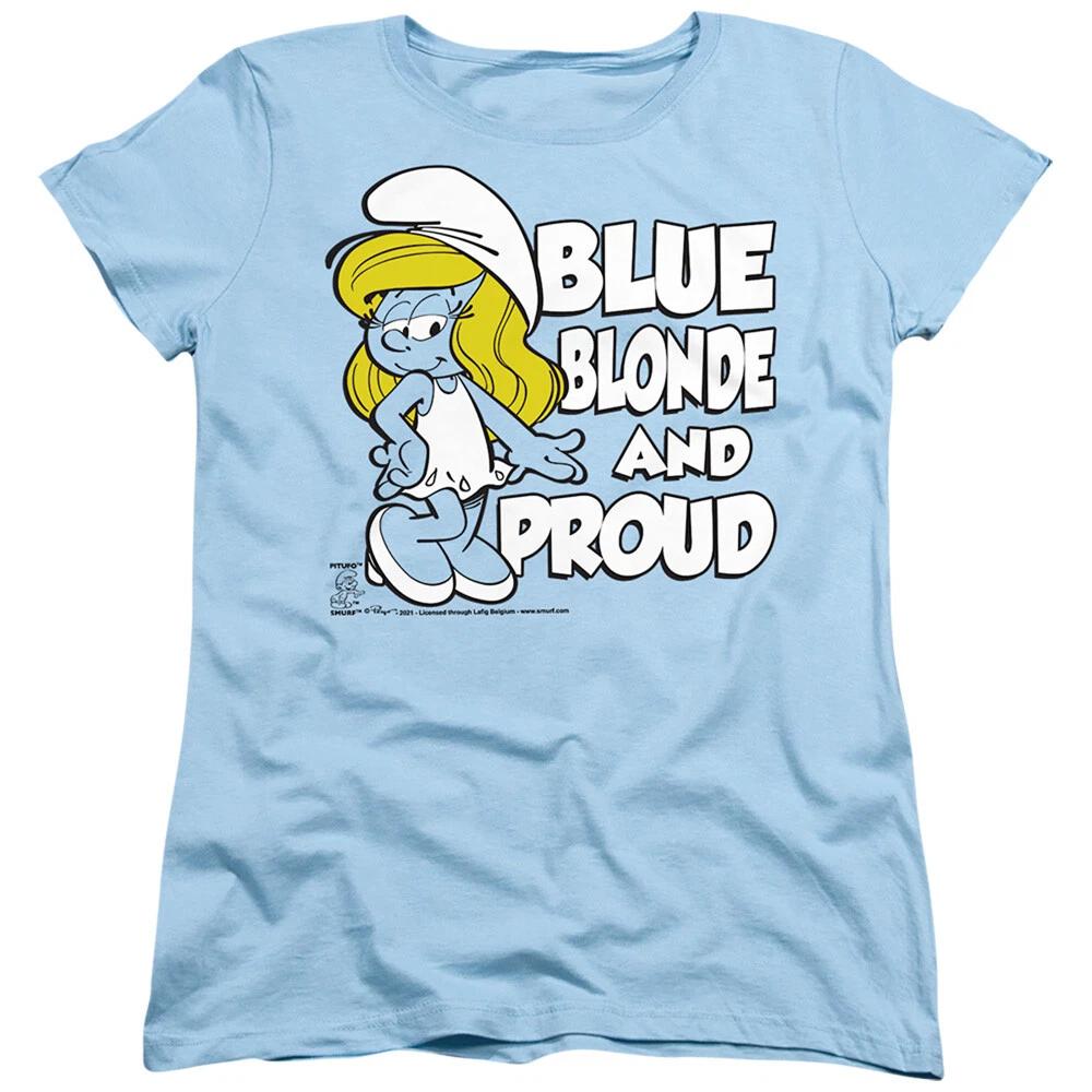 The Smurfs  Blue, Blonde And Proud  Women s T-Shirt 2XL
