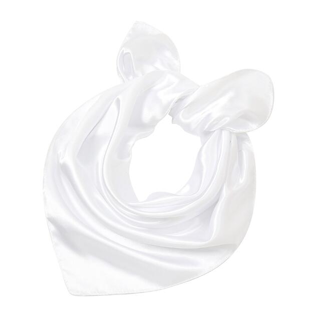 Women New Plain Satin Solid Color 60x60cm Square Scarf Girl Simulation Silk Performance Small Scarves Best Party Gift