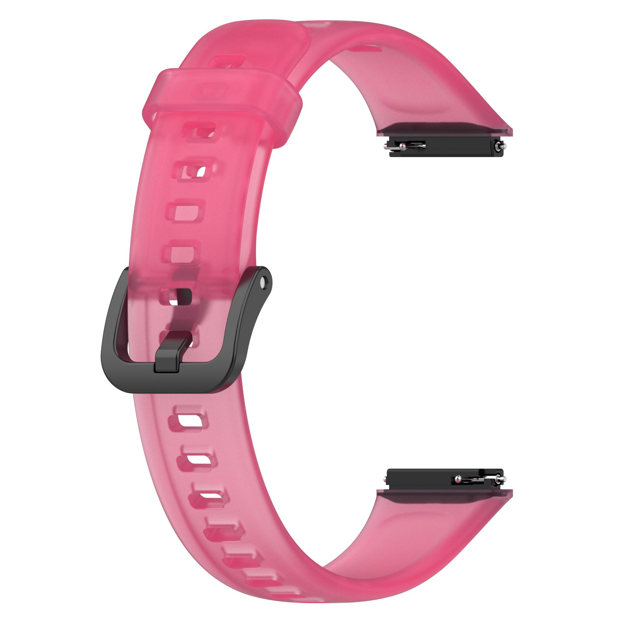 

Прозрачный ремешок для часов, прозрачный силиконовый сменный розы красного