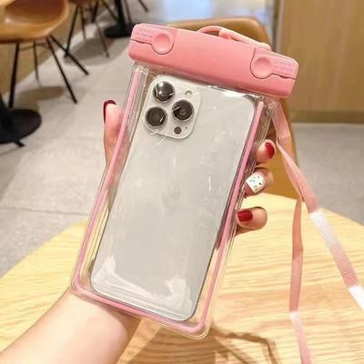 Universal Sealed Phone Waterproof Pouch Lanyard Crossbody Touchable Swimming Diving Phone Case