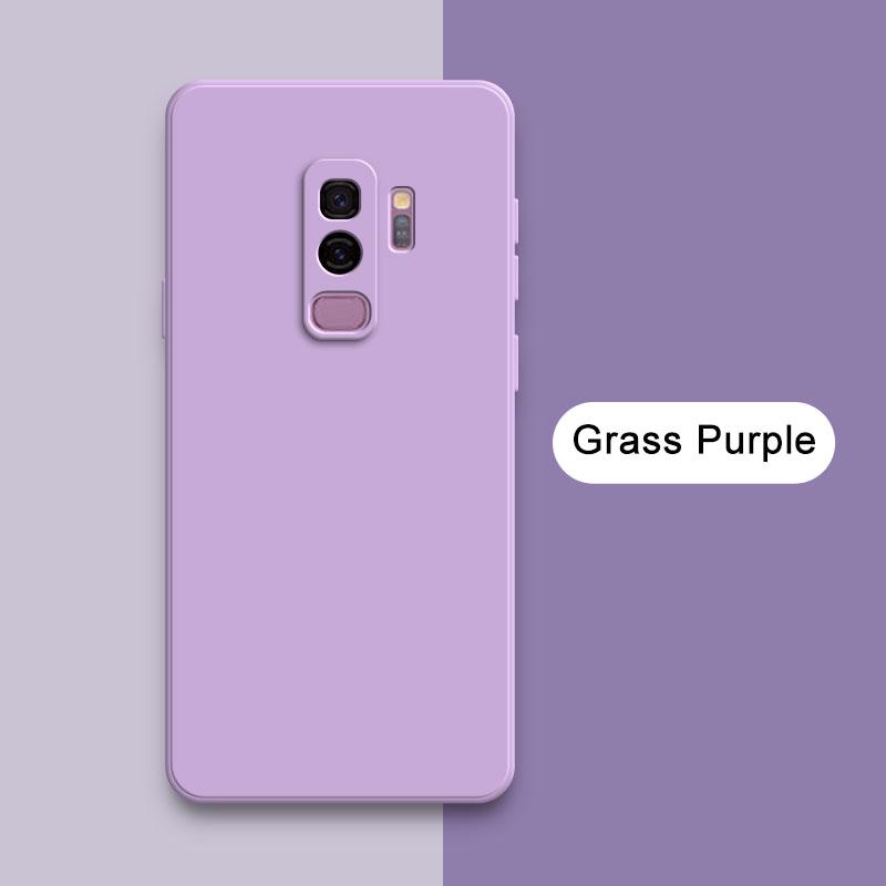 

Квадратный жидкий силиконовый чехол для задней крышки Samsung Galaxy S9 Plus, защитный мягкий противоударный чехол для камеры SamsungS9 S9Plus Funda Samsung S9 Plus