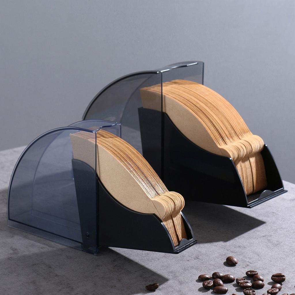 Kaffeefilterpapierhalter Große Kapazität Kaffeefilterpapier-Spender für Café Bar Arbeitsplatte Hotelküche Kaffeeladen