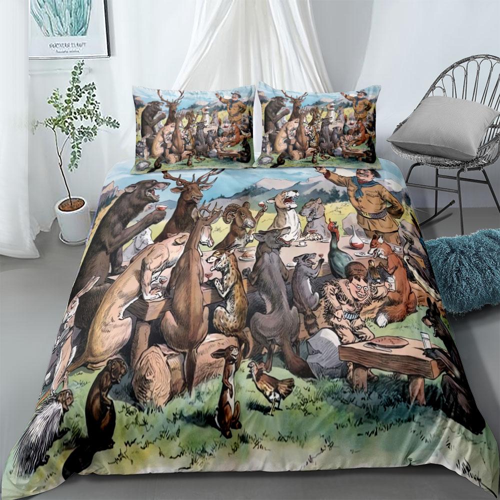 

Terrasen Novelist Duvet Cover Set King Queen Double Full Twin Single Size Bed Linen Set 140x210cm