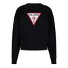 Guess Damen Icon Pullover mit Rundhalsausschnitt, lockere Passform
