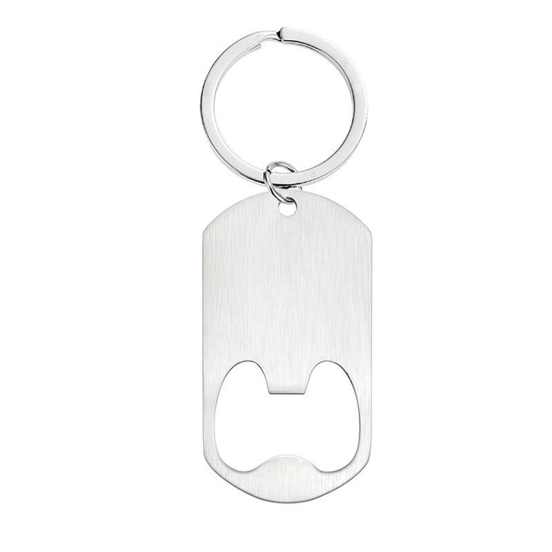 Stainless Steel Laser Engraved Festival Gift Keychain