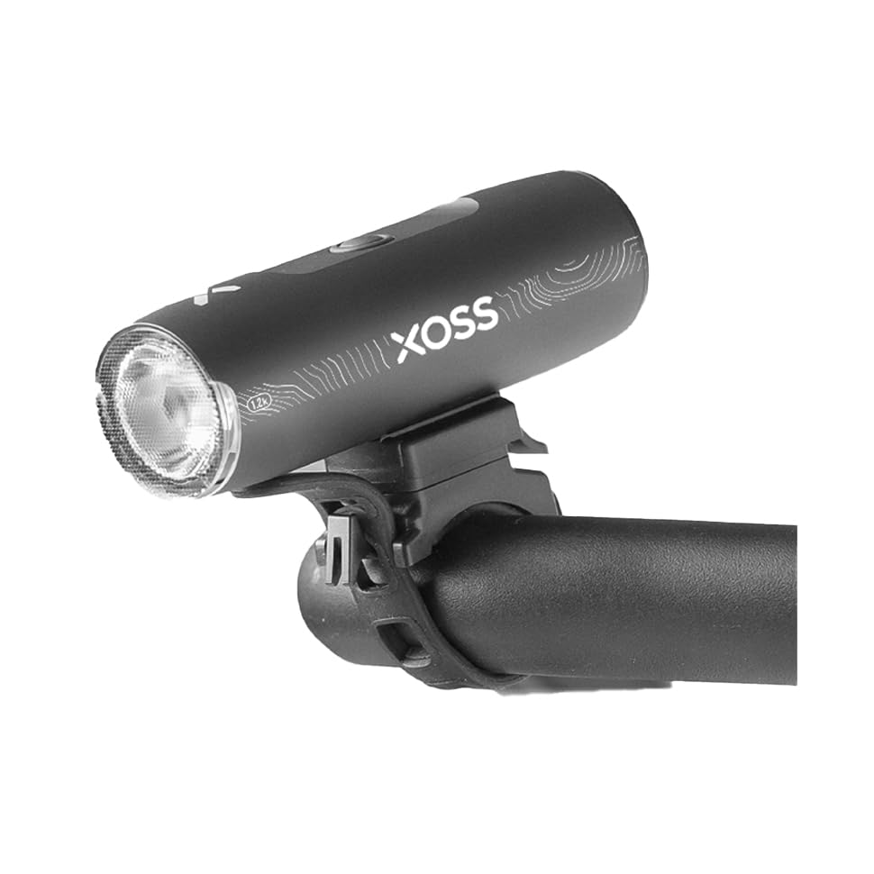 XOSS Bicycle 3200mAh LED Road Bike USB High Brightness 1200 6 Dimming Bicycle Easy Ideal for Outage and Night with Japanese Instructions Light,
