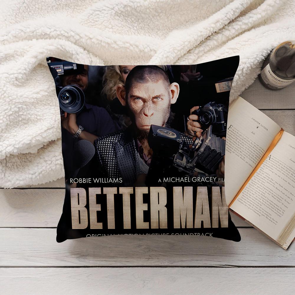 Singer Robbie Williams Pillow Case Home Decoration Cushion Cover Suitable For Bedroom Car Office Sofa