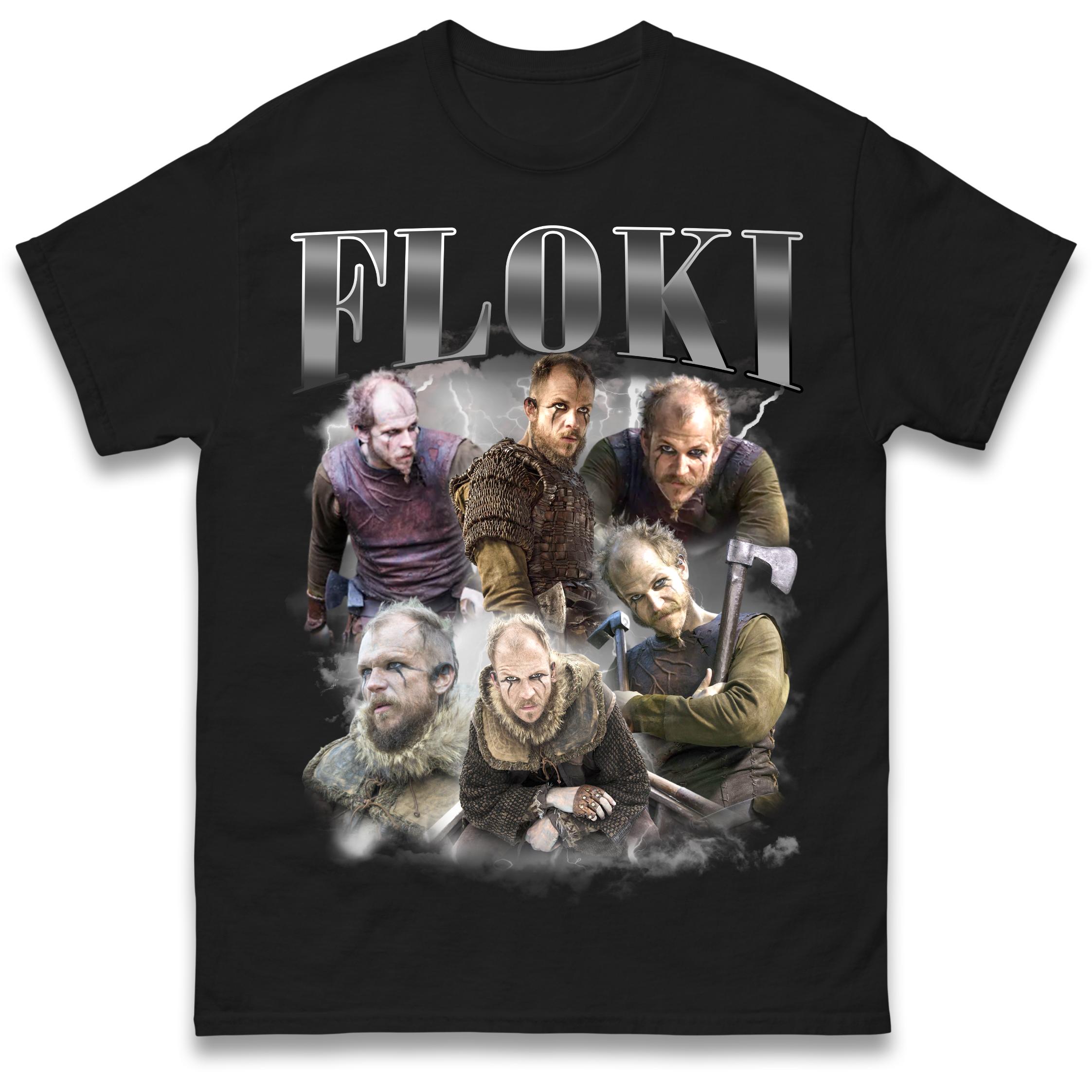 Floki Vikings Adult Mens T Shirt Womens Tops Tees XL