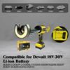 Electric Caulking Gun 10oz/300ml Cordless Caulk Gun 4 Adjustable Speeds with LED Light for Dewalt 20V Battery (No Battery)
