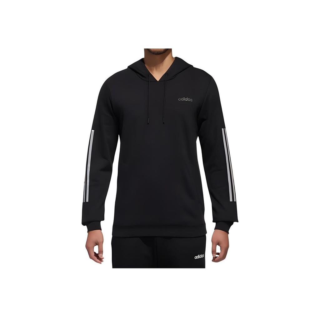 Adidas Neo Essential 3-Stripes Hoodie Men Hoodie Black DM4256