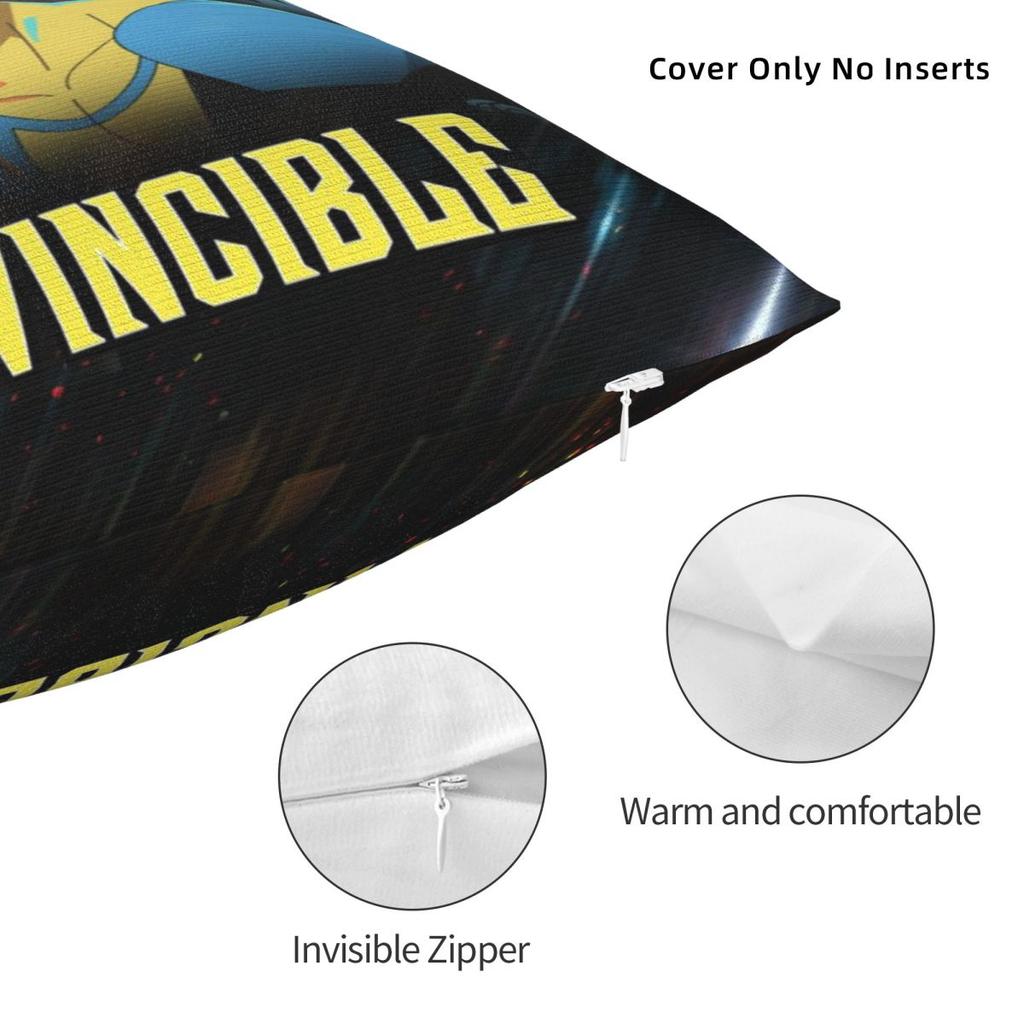 Invincible Omniman Amazing Hero Anime Printing Pillowcases Cushion Cover Throw Pillow Cover Y2K Home Decor Zipper Multi-Size