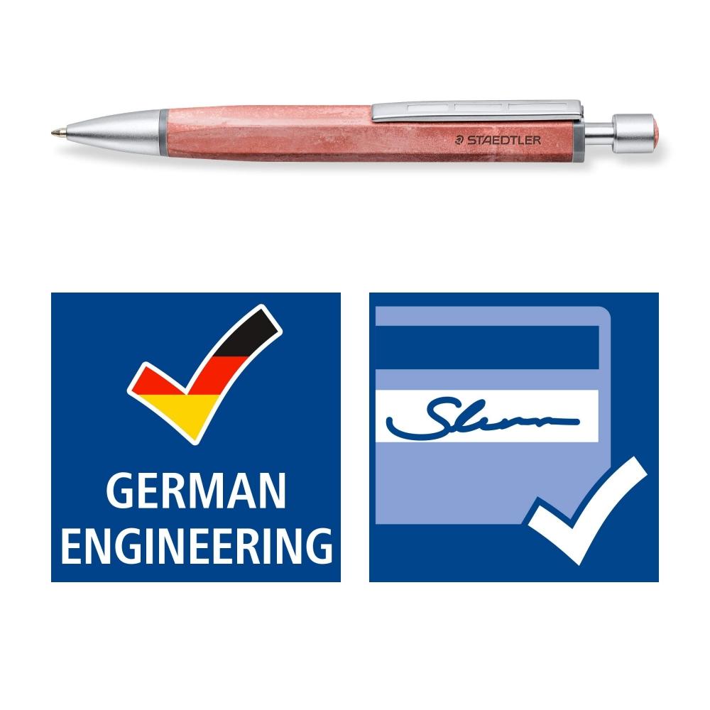 Staedtler Ballpoint Pen Concrete Oil-based 0.7mm Brick Red 441CONB2-9