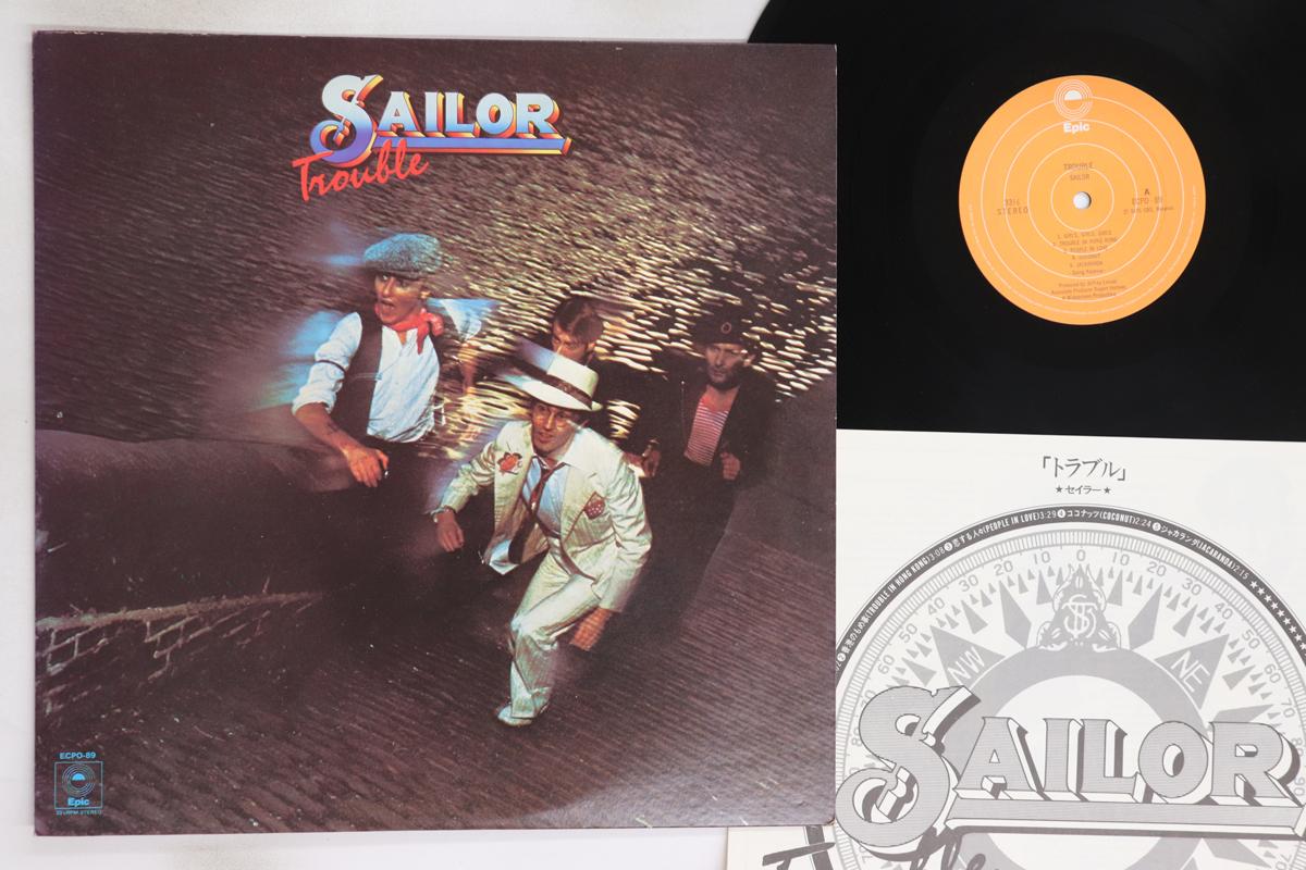 

LP Record SAILOR - Trouble ECPO89 EPIC 1975 Japan Rock Used