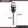 18mm Motorcycle Oil Dipstick Aftermarket Replacement Parts Fit for GY6 125 Engine.