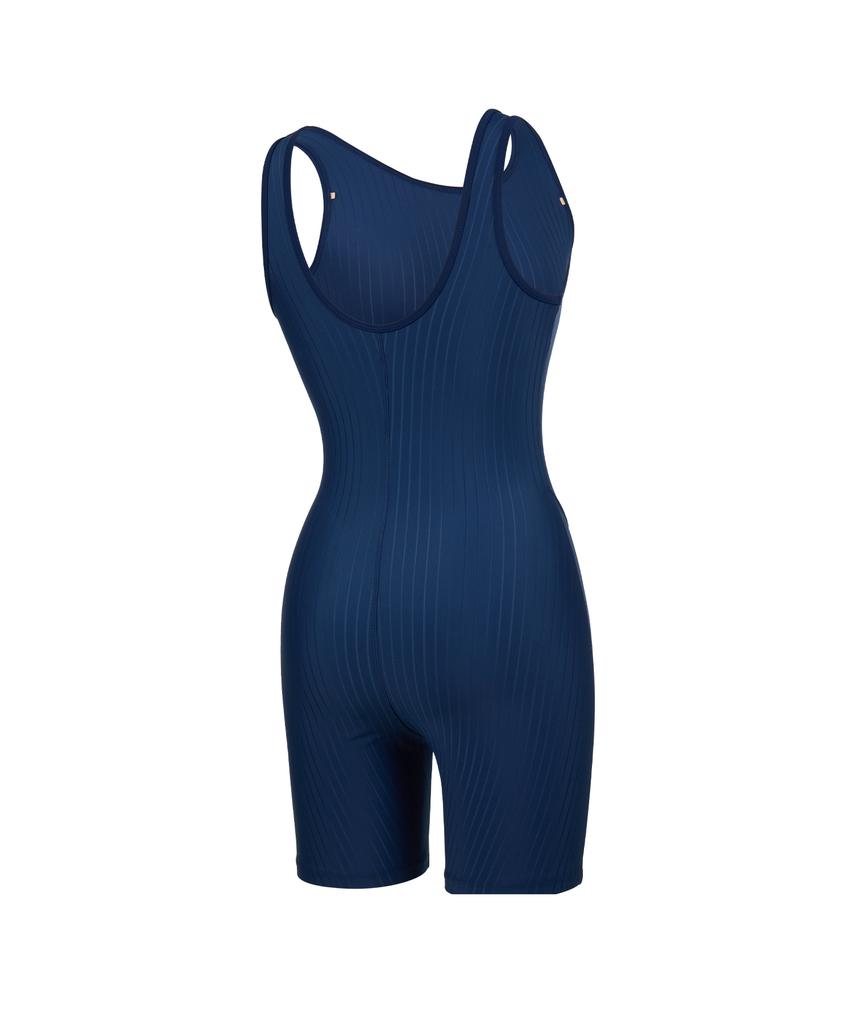 Lenomasuyeongbog Women'S Basic U-Back 2.5-Part Half-Body Swimsuit Navy Rn-Lf2F564-Nv