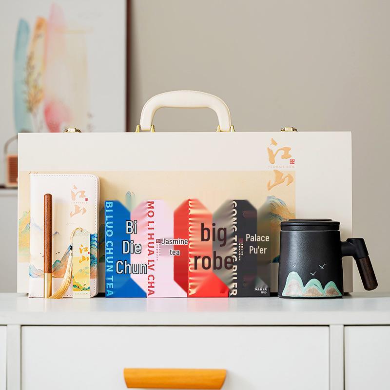 Ceramic Office Mug Set - Employee Souvenir with Logo for Annual Business Meetings and Corporate Gifts