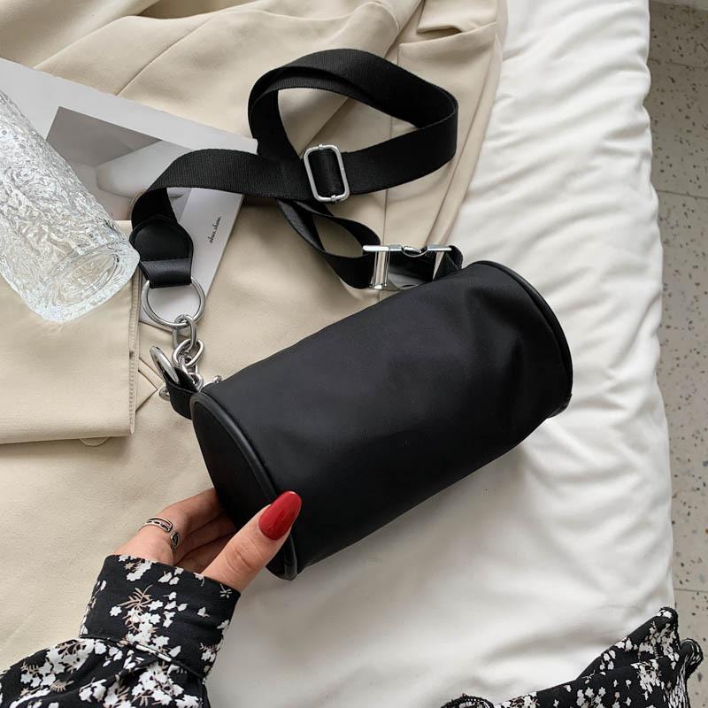 Black Nylon Shoulder Bag 2023 New Fashion Casual Commuter Crossbody Bag