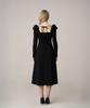 SQUSQUARE Audrey Ribbon Dress_Classic Black