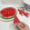 Super realistic simulation of watermelon slices, fake fruit decorations, photography props, scene arrangement, fruit toys