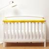 3Pcs Bumper Strip Crib Edge Protector Thick Padding for Baby Head And Teeth Protection Soft Baby Crib Teething Rail Guard Cover Baby Nursery Bedding