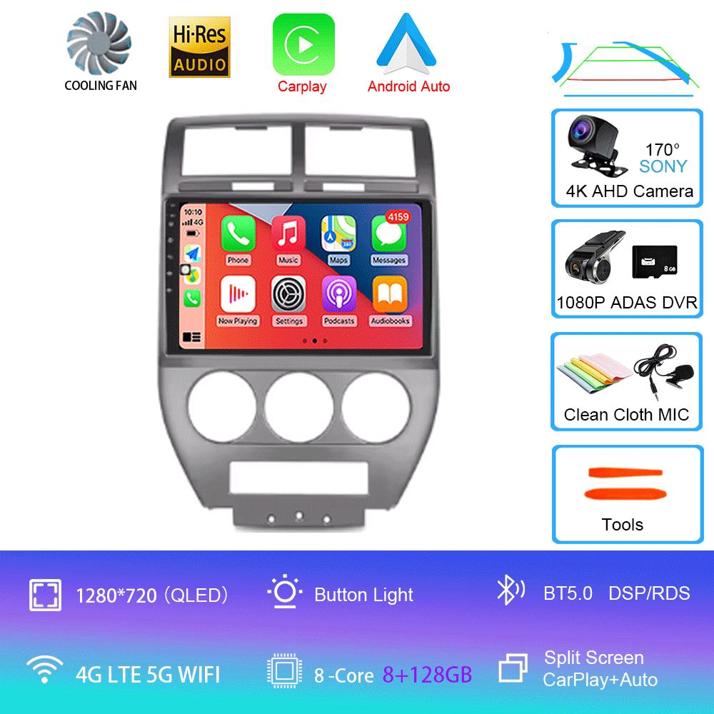 For Nissan X Trail 2 T31 2007-2015 5G WIFI 2 Din Android 14 Car Radio Multimedia Video Player Autoraido Carplay 4G GPS