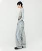 ADSB ANDERSSON BELL Cracked Padded Lace-Up Wide Pants Apa770W(Grey)