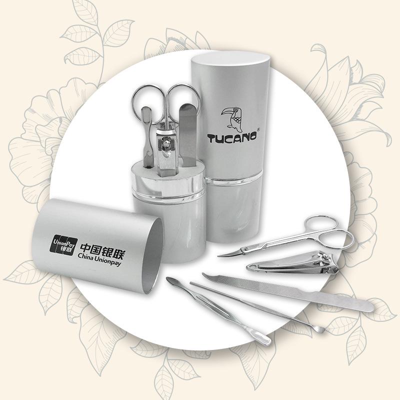 30-Piece Stainless Steel Manicure & Pedicure Set with Nail Clippers, Eyebrow Tweezers, and Blackhead Tools