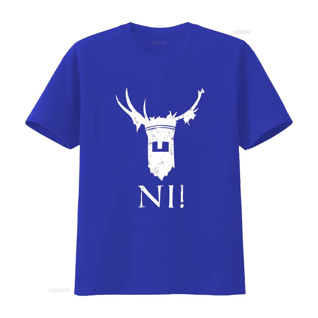 T-shirt Knights Of Ni Monty Python e il Sacro Graal Cavaliere Divertente Design abbigliamento firmato vintage grafico Casual Elegante