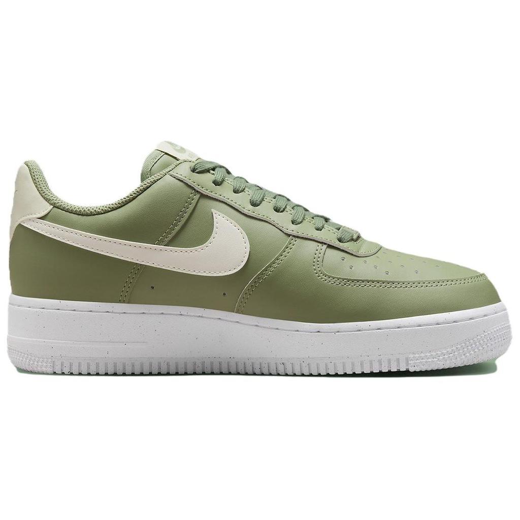 Nike Air Force 1 07 Oil Green Women Sneakers White Gum-Medium-Brown Sea-Glass HF5062-386