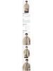 V37 Men's Youth College Style Mink Fur-Lined Winter Coat