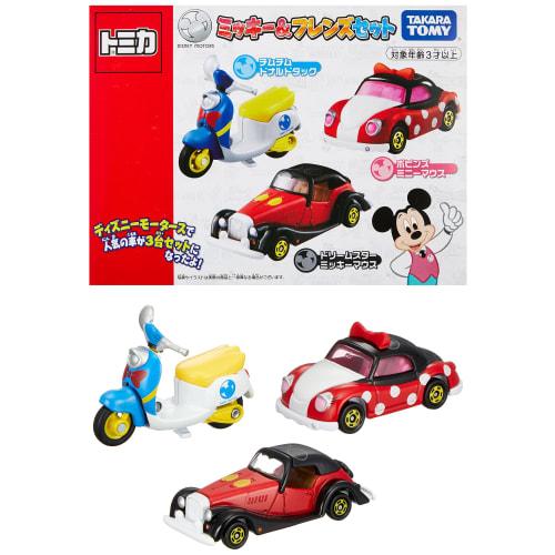 Takara Tomy Tomica Disney Motors Mickey & Friends Set Miniature Car Toy for Ages 3 and Up