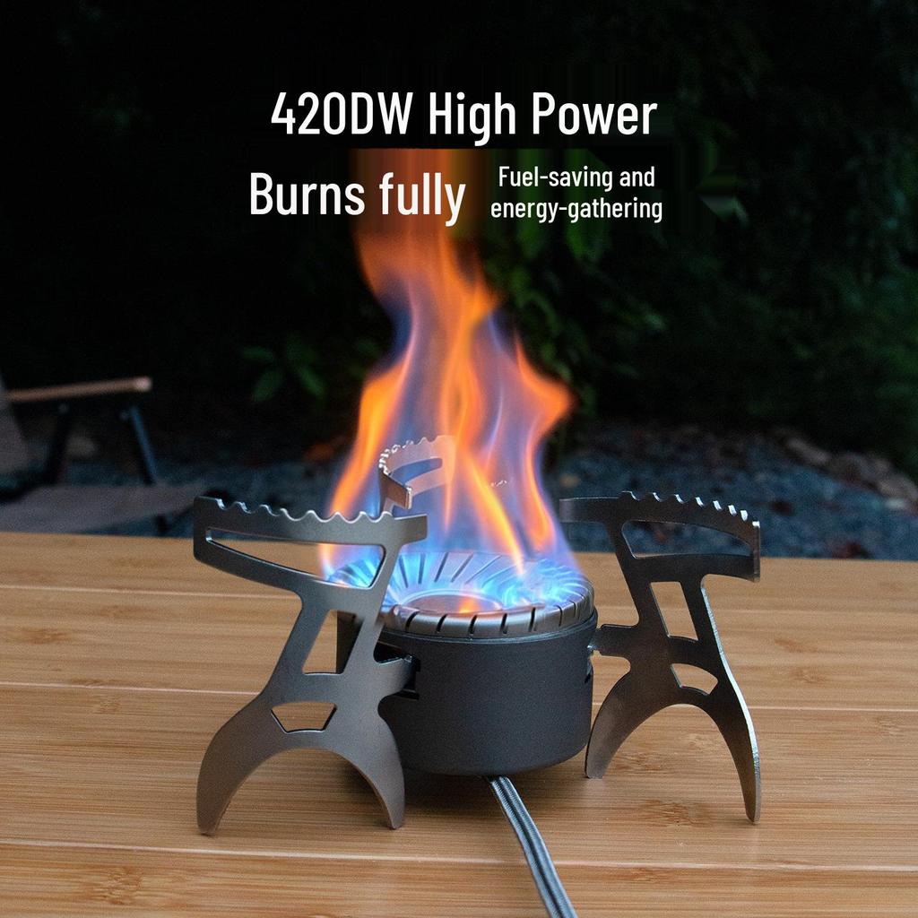 Mountain Guest Portable Folding Gas Stove - Multi-purpose Outdoor Cooker for Camping