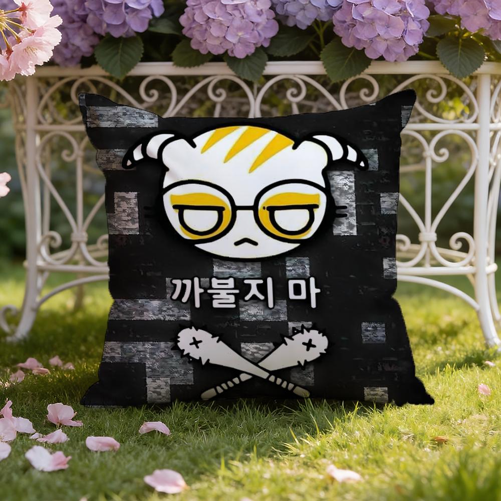 Game D-DOKKAEBIS Cushion Cover Home & Car Dual-Scene Pillow Cover: Reversible for Premium Comfort