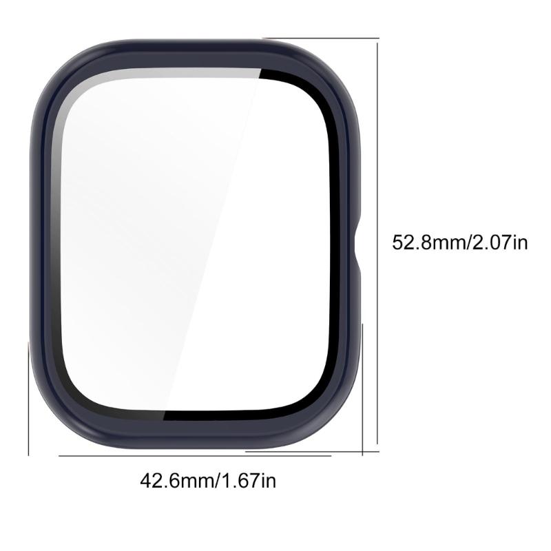 Smartwatch Hülle Gehäuse Displayschutz zur Auswahl Uhr Kratzfestes Gehäuse Staubdichtes Gehäuse Rahmen PC Schale Staubdicht